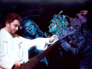 Ilya Levinsky performing on stage